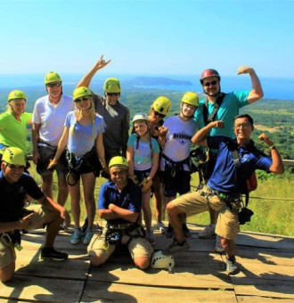 canopy tour friends