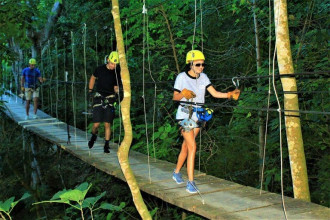 canopy tour caminando