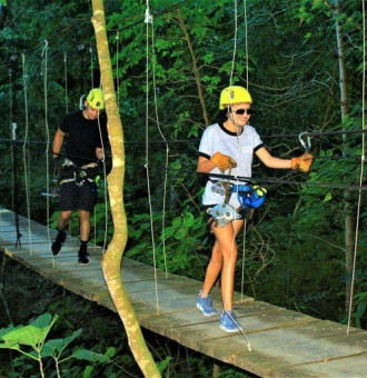 walking canopy tour