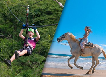 Canopy + Horseback Riding Tour